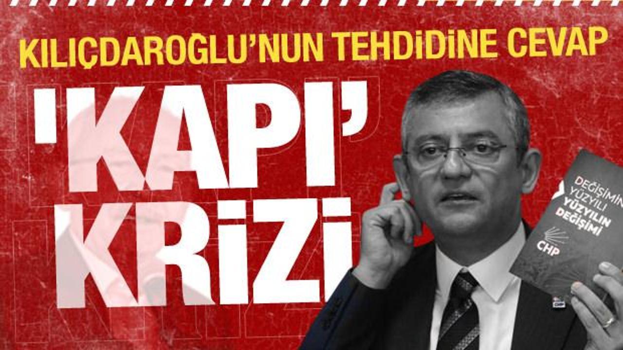 Özgür Özel'den Kılıçdaroğlu'nun 'Kapı önüne koyarım' tehdidine cevap!