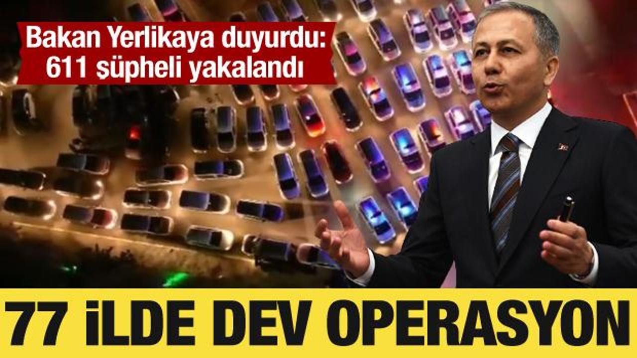 77 ilde FET&Ouml;'ye 'Kıska&ccedil;' operasyonu: 611 ş&uuml;pheli yakalandı