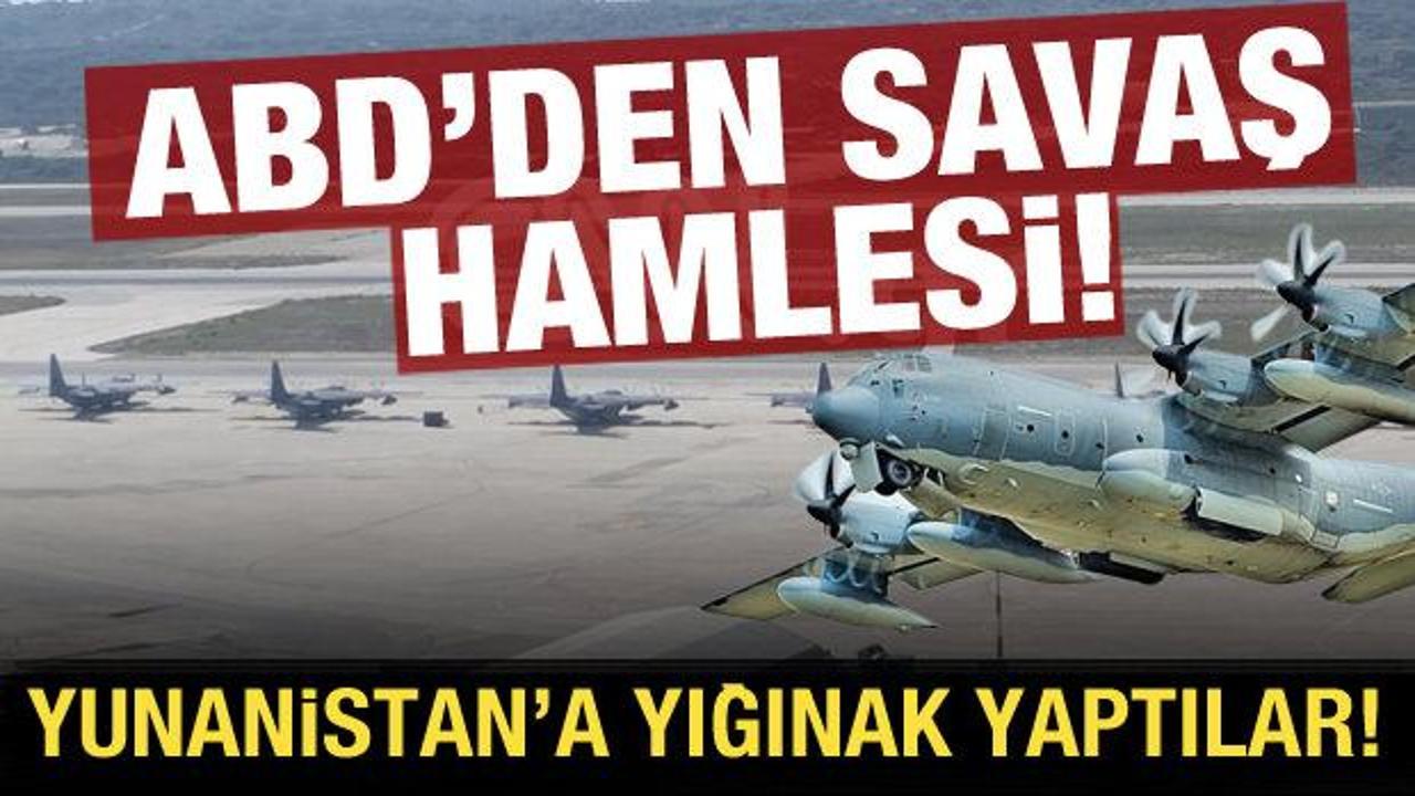 ABD askeri uçaklarını Yunanistan'daki üslere yerleştirmeye başladı