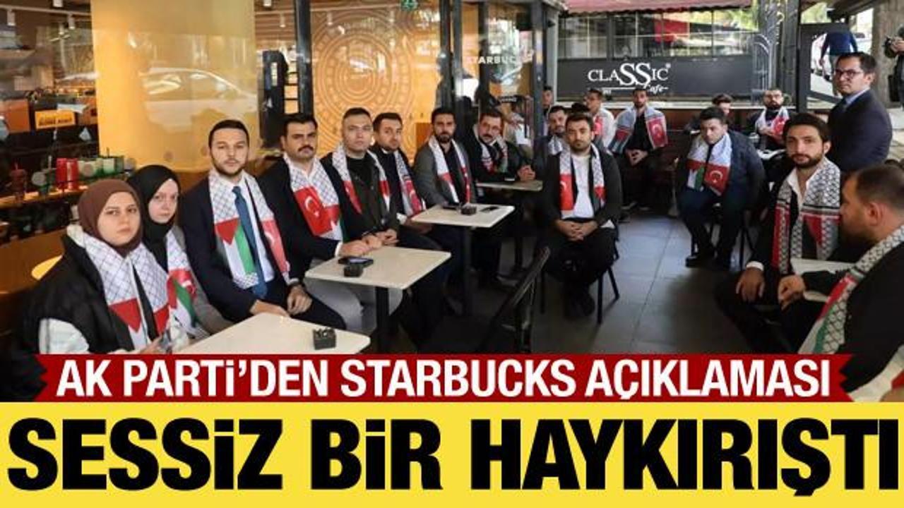 AK Parti Gen&ccedil;lik Kolları Başkanı İnan'dan Starbucks eylemiyle ilgili a&ccedil;ıklama