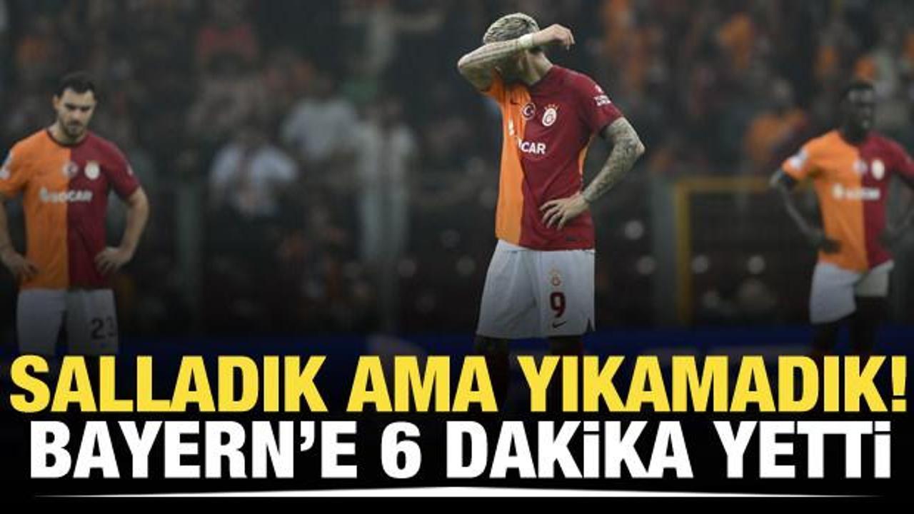 Salladık ama yıkamadık! Bayern M&uuml;nih'e 6 dakika yetti