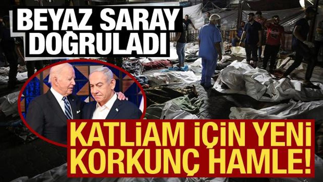Beyaz Saray doğrulayıp duyurdu! Gazze'deki katliam i&ccedil;in yeni hamle...