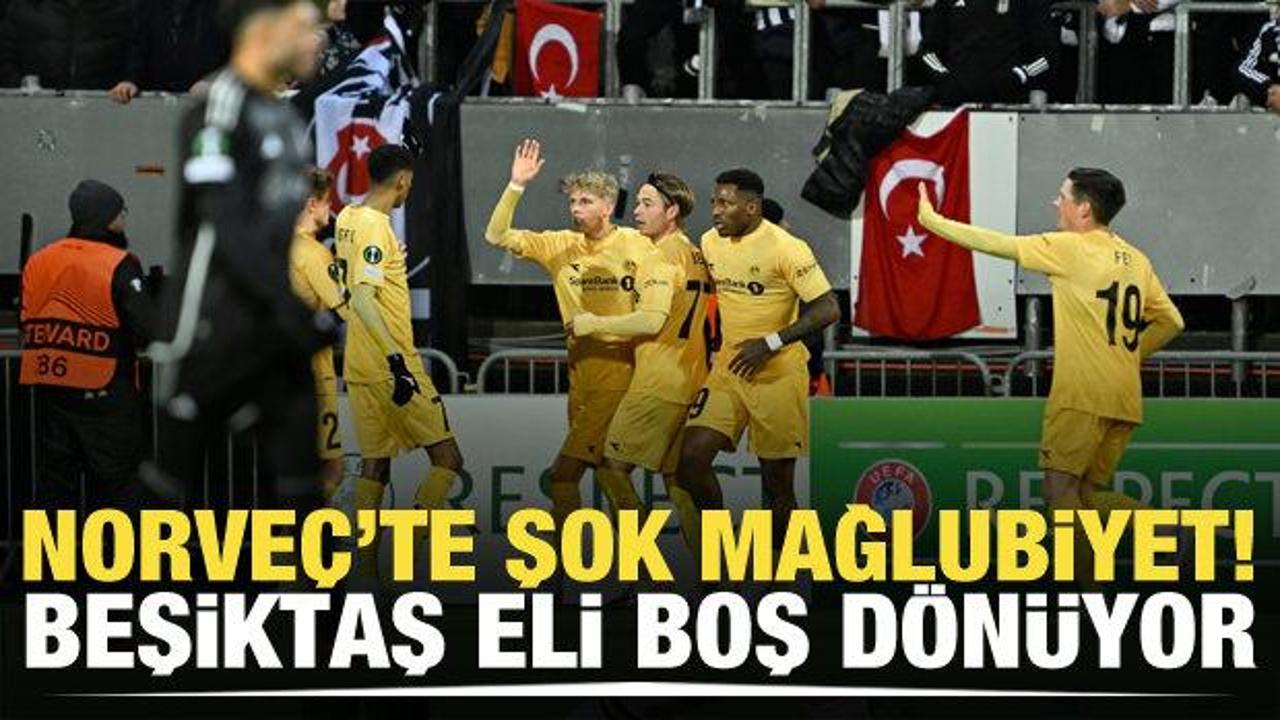 Norveç'te şok mağlubiyet! Beşiktaş eli boş dönüyor