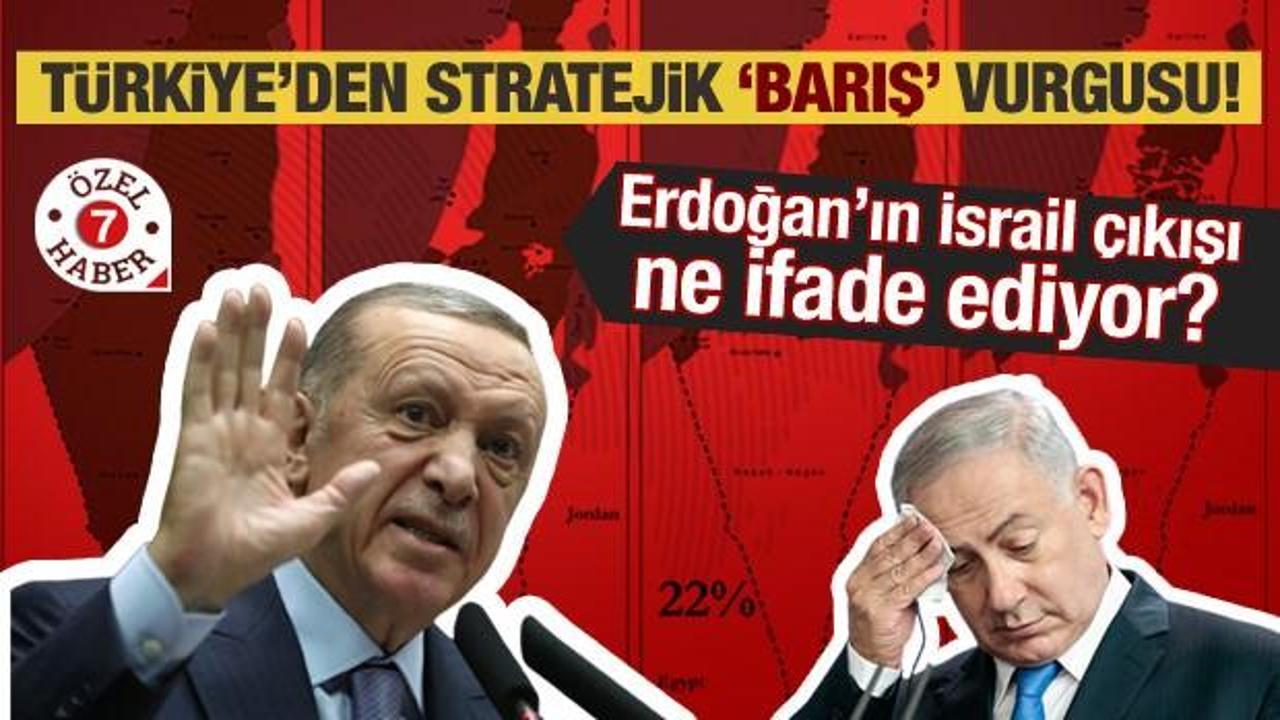 Erdoğan&rsquo;ın &lsquo;İsrail&rsquo; &ccedil;ıkışı ne ifade ediyor? T&uuml;rkiye&rsquo;den stratejik &lsquo;barış&rsquo; vurgusu!