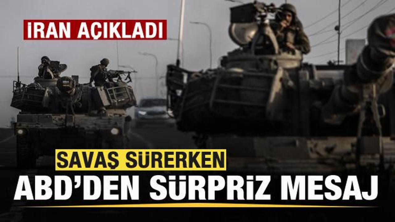İran'dan s&uuml;rpriz a&ccedil;ıklama! Savaş s&uuml;rerken ABD'den beklenmedik hamle!