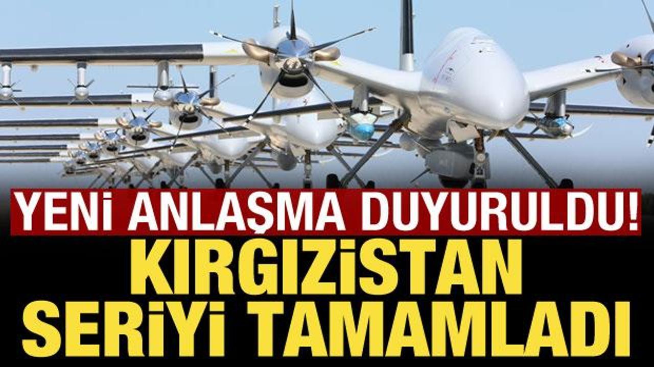 Kırgızistan, Türkiye'den Aksungur ve Akıncı SİHA'ları satın aldı