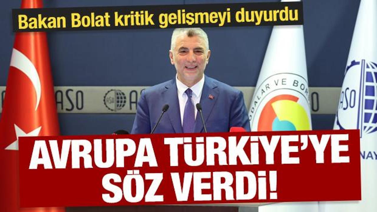 AB vize kolaylığı için Türkiye'ye söz verdi