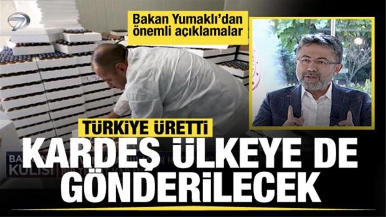 Bakan Yumaklı duyurdu: T&uuml;rkiye'de &uuml;retilen 7 milyon doz aşı Azerbaycan'a g&ouml;nderilecek