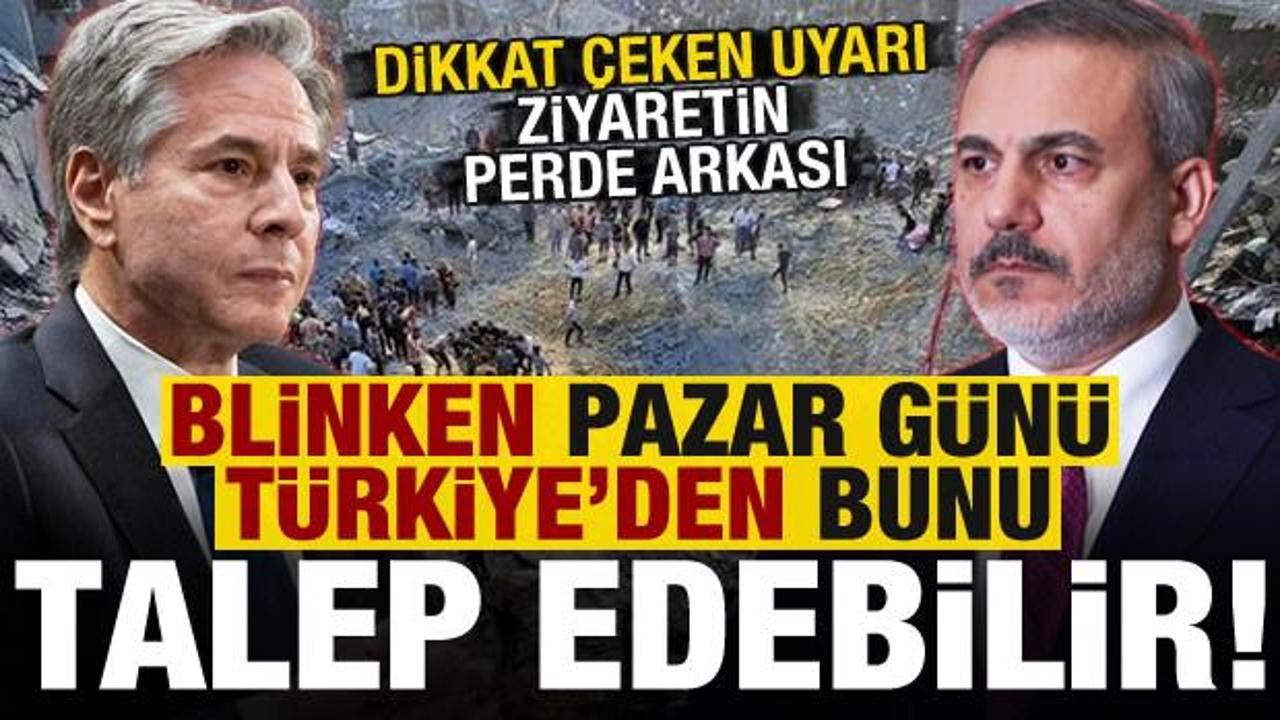 Cihat Yaycı'dan dikkat çeken uyarı: Blinken, pazar günü Türkiye'den bunu talep edebilir! 