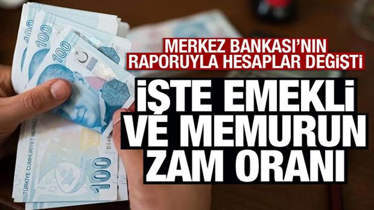 Memur ve emekliler temmuzda ne kadar zam alacak!