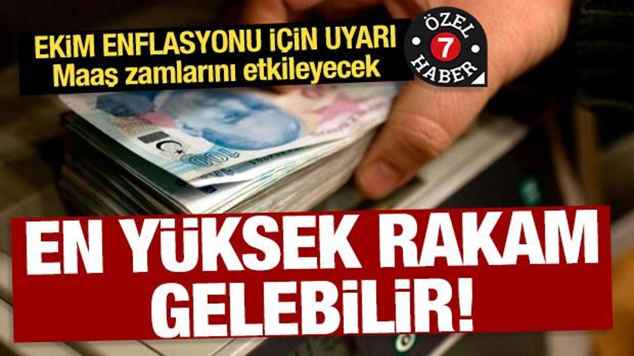 Gözler enflasyon rakamında: Ekimde en yüksek rakam gelebilir