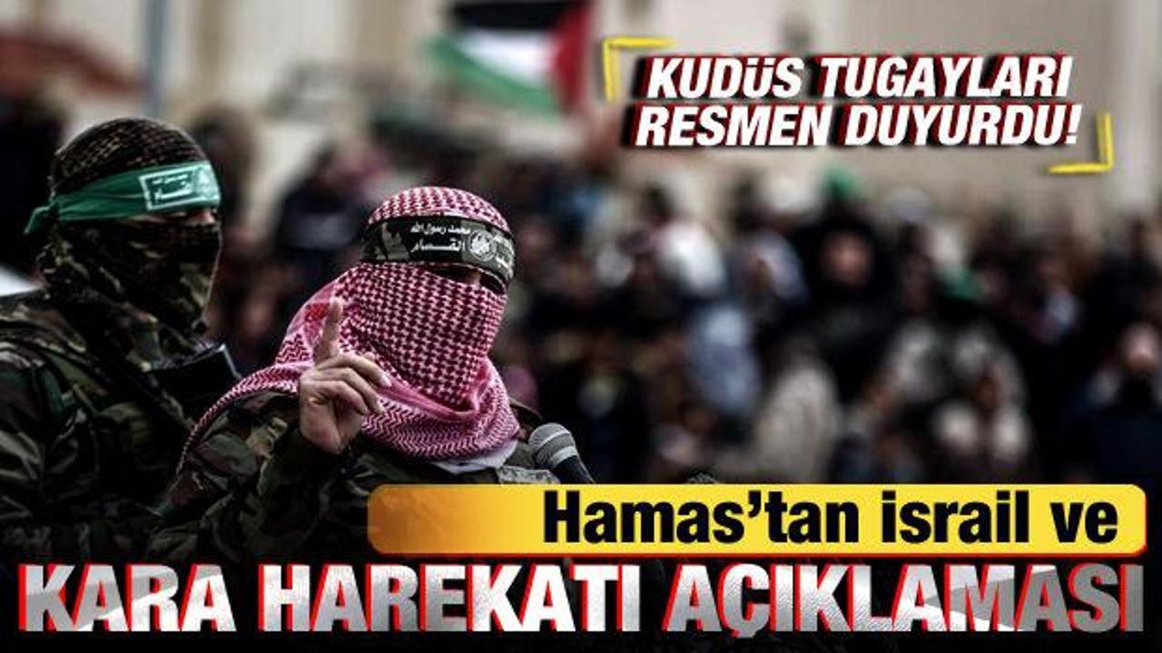 Hamas'tan son dakika İsrail a&ccedil;ıklaması! Kud&uuml;s Tugayları resmen duyurdu!
