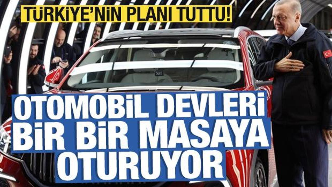 Türkiye'nin planı tuttu: Otomobil devleri bir bir masaya oturuyor