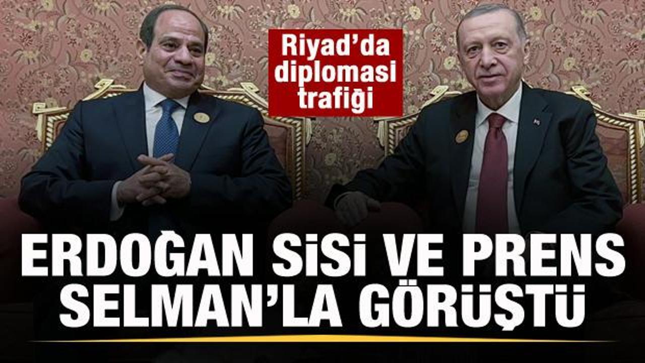 Başkan Erdoğan, Sisi ve Prens Selman ile görüştü