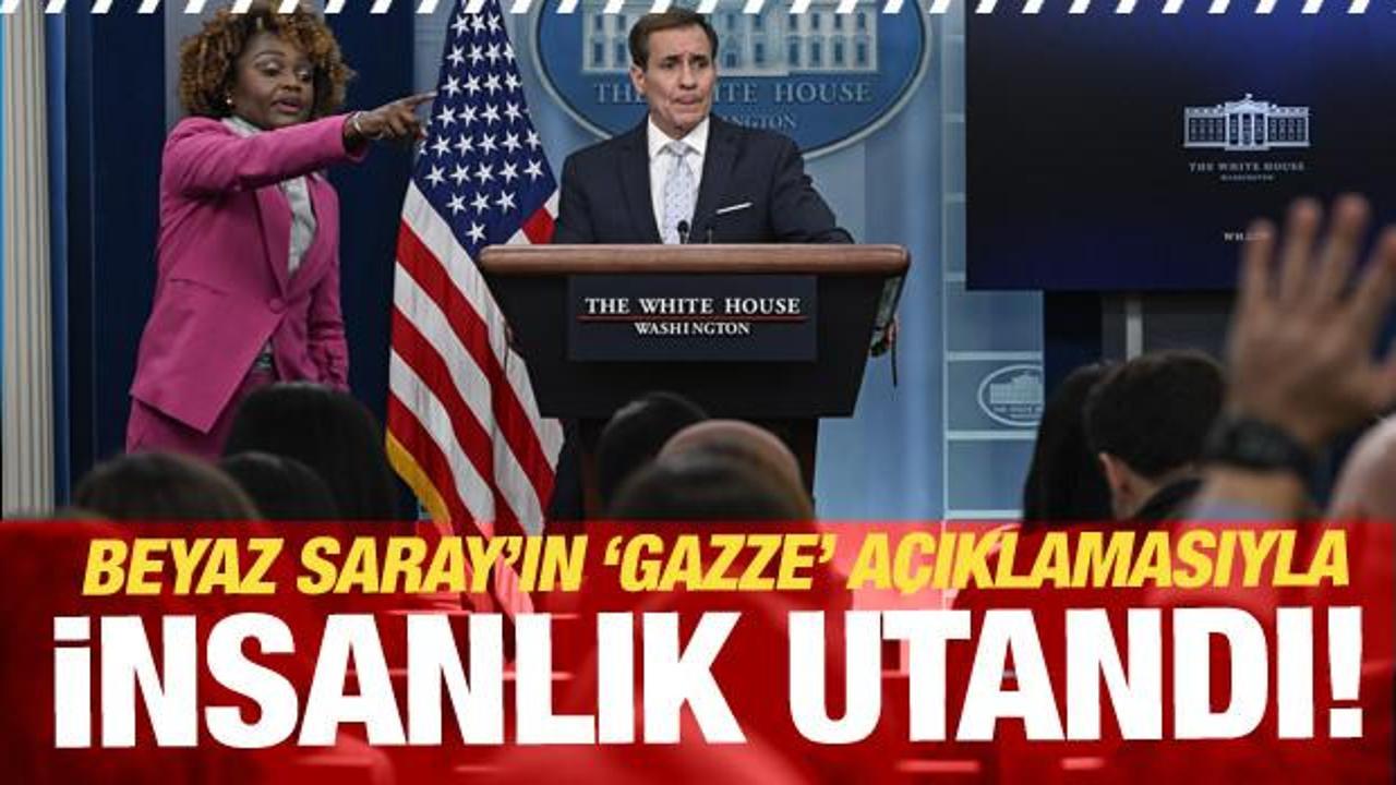Beyaz Saray'dan Gazze'deki &ccedil;ocuklar i&ccedil;in insanlığı utandıran a&ccedil;ıklama