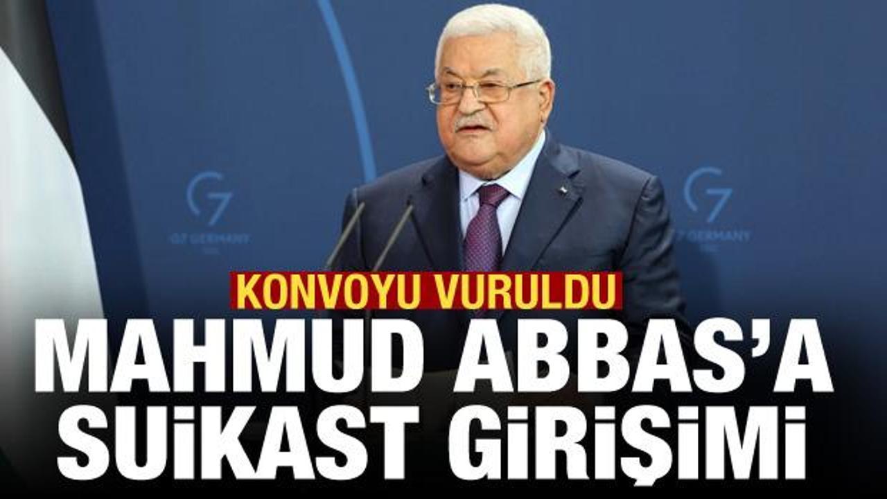 Filistin Başkanı Mahmud Abbas’a suikast girişimi: Konvoyuna ateş açıldı