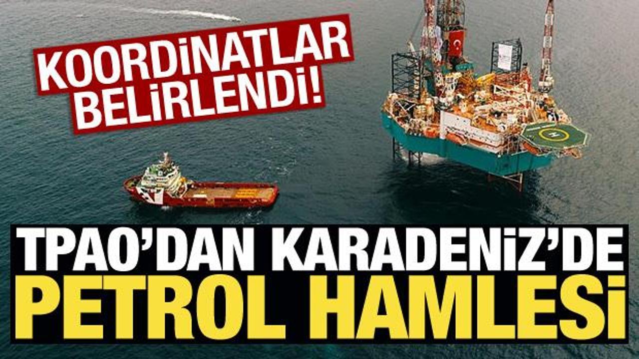 TPAO'dan Karadeniz'de petrol hamlesi! Alanlar belirlendi