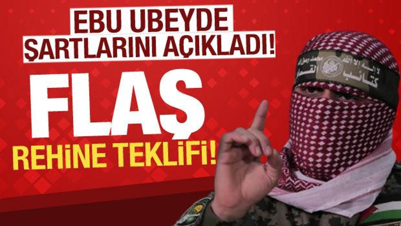 Kassam Tugayları Sözcüsü Ebu Ubeyde: 70 rehineyi bırakmaya hazırız