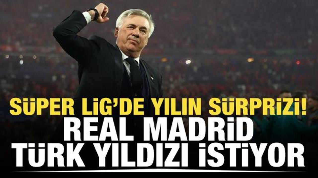 S&uuml;per Lig'de yılın s&uuml;rprizi! Real Madrid T&uuml;rk yıldızı istiyor