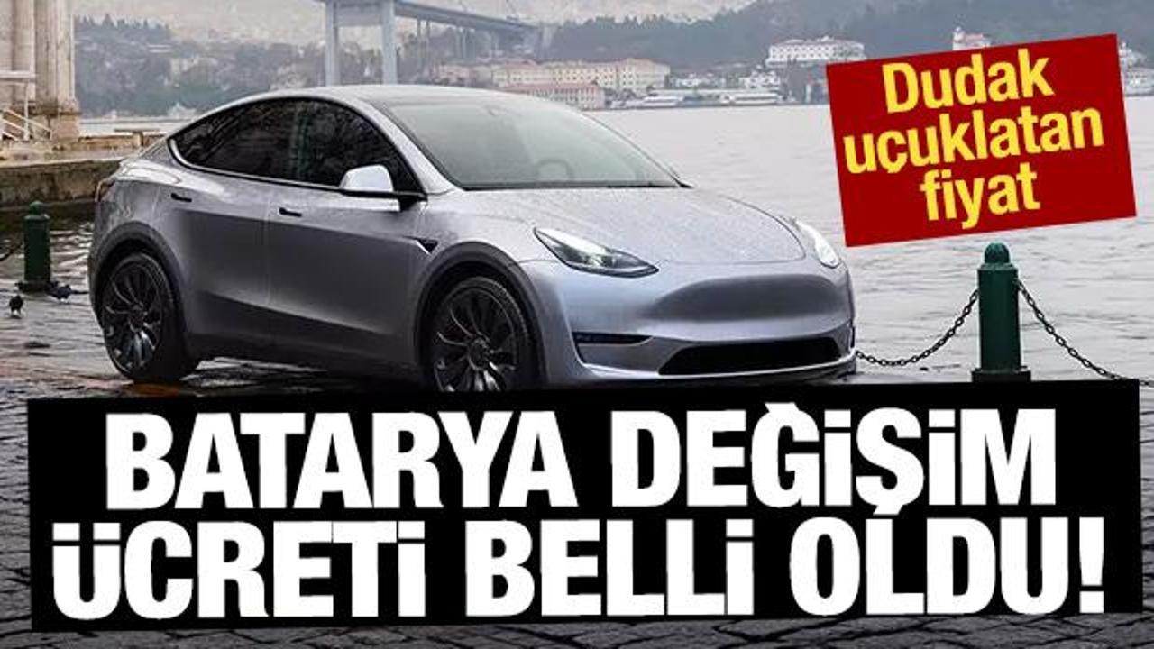 Tesla'nın Türkiye'de batarya değişim ücreti belli oldu: Dudak uçuklatan rakam
