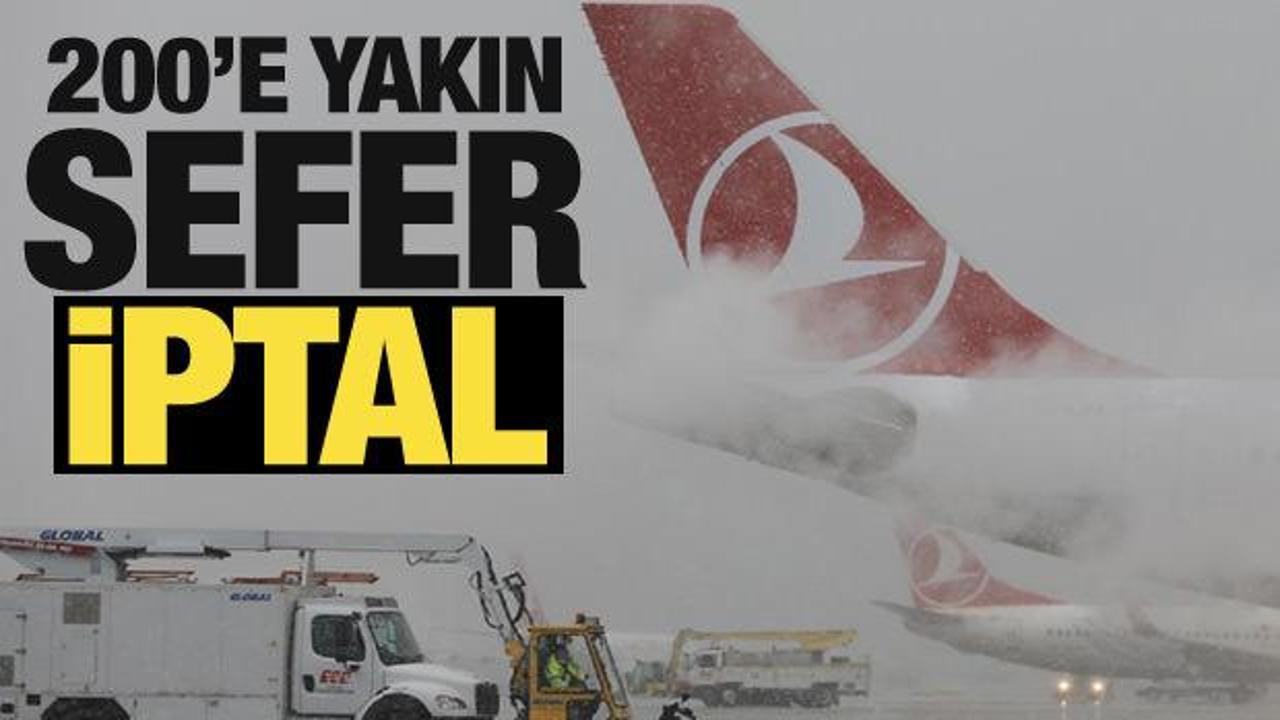 THY ve Pegasus'un İstanbul'dan yapılacak 187 seferi iptal edildi