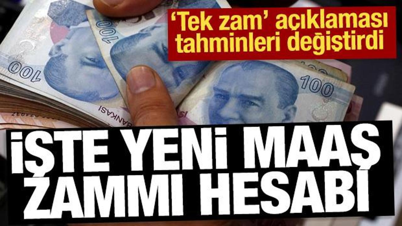 Asgari &uuml;crete 'tek zam' hesapları değiştirdi: İşte yeni zam beklentisi