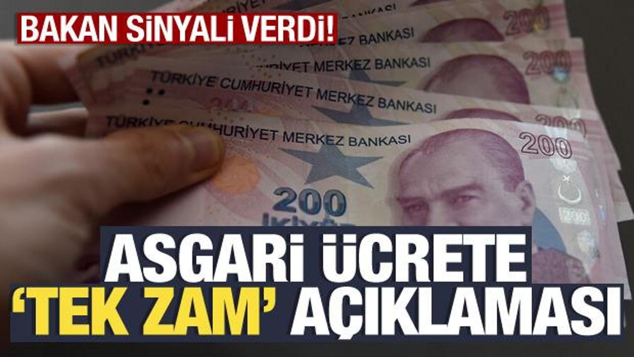 Bakan Işıkhan'dan asgari ücrete 'tek zam' açıklaması