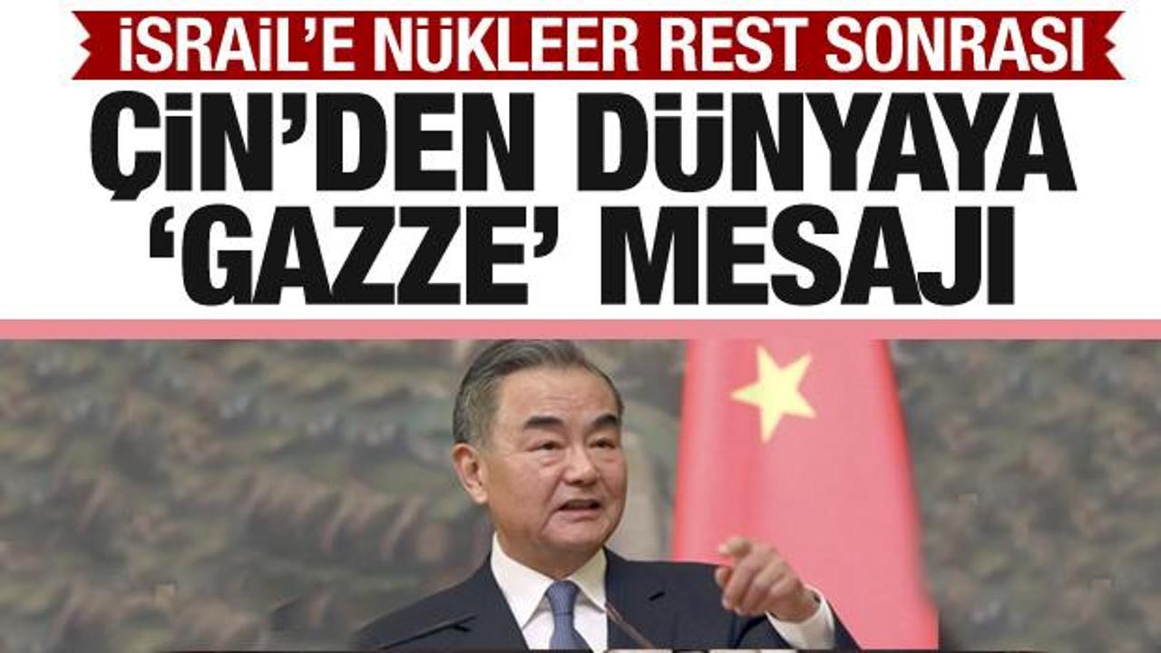 İsrail'e nükleer rest sonrası Çin'den İslam dünyasına 'Hazırız' mesajı!
