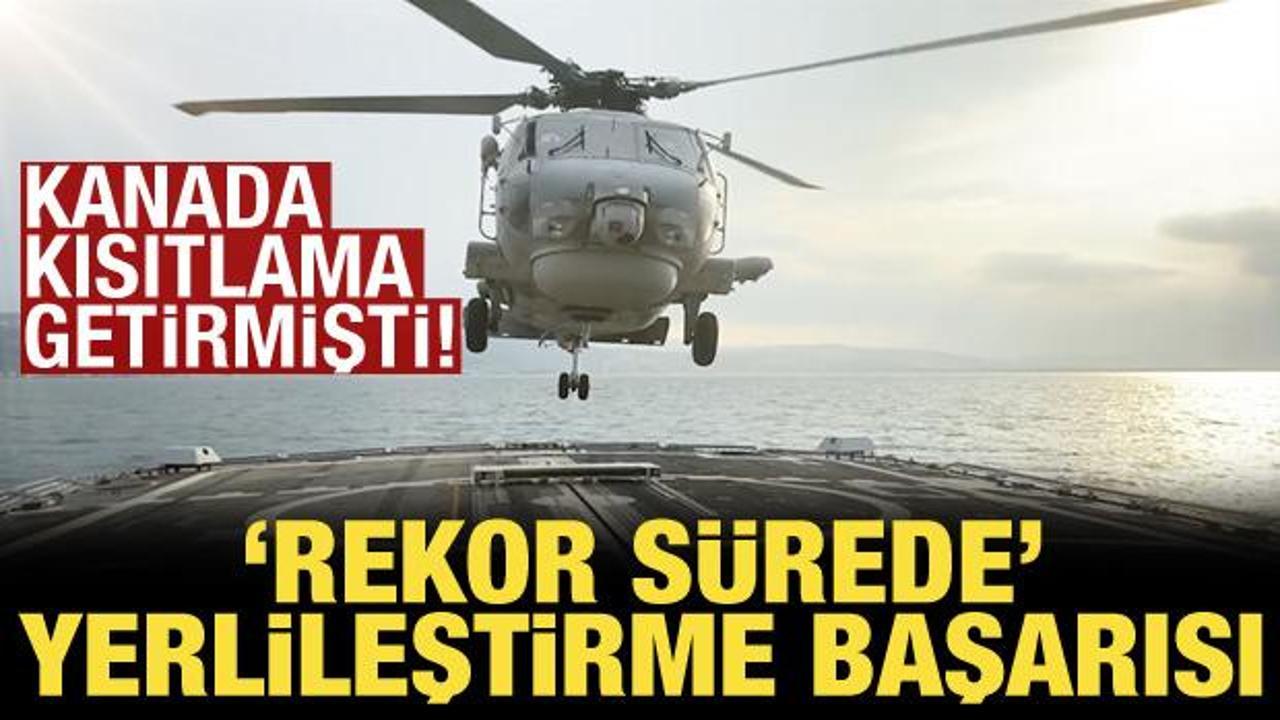 Kanada'nın kısıtlama getirdiği teknolojide ''rekor s&uuml;rede'' yerlileştirme başarısı