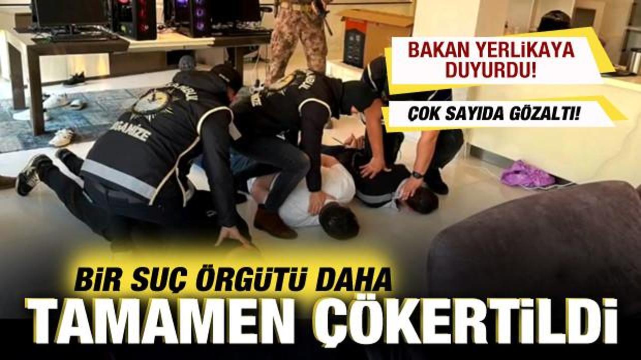 'Yolyemezler' suç örgütü çökertildi! Çok sayıda gözaltı var