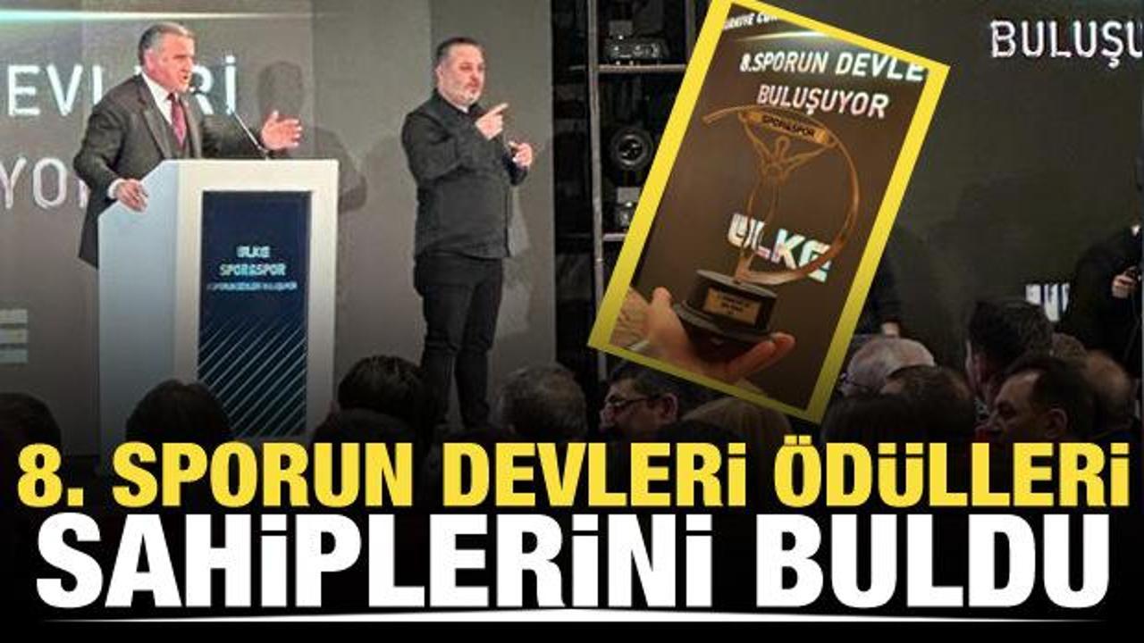 &Uuml;lke TV "8. Spor ve Spor &Ouml;d&uuml;lleri" sahiplerini buldu