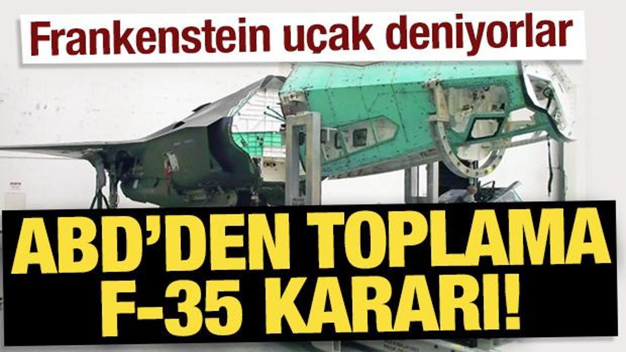 ABD'den toplama F-35 kararı! Kazalı F-35'lerden Frankenstein u&ccedil;ak