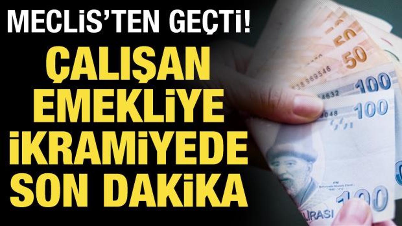 &Ccedil;alışan emekliye 5 bin TL ikramiyede son dakika!