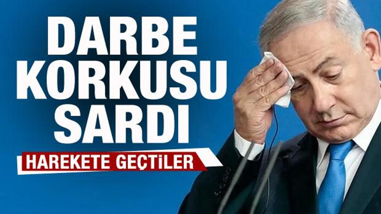 Harekete ge&ccedil;tiler! Netanyahu'yu darbe korkusu sardı! 