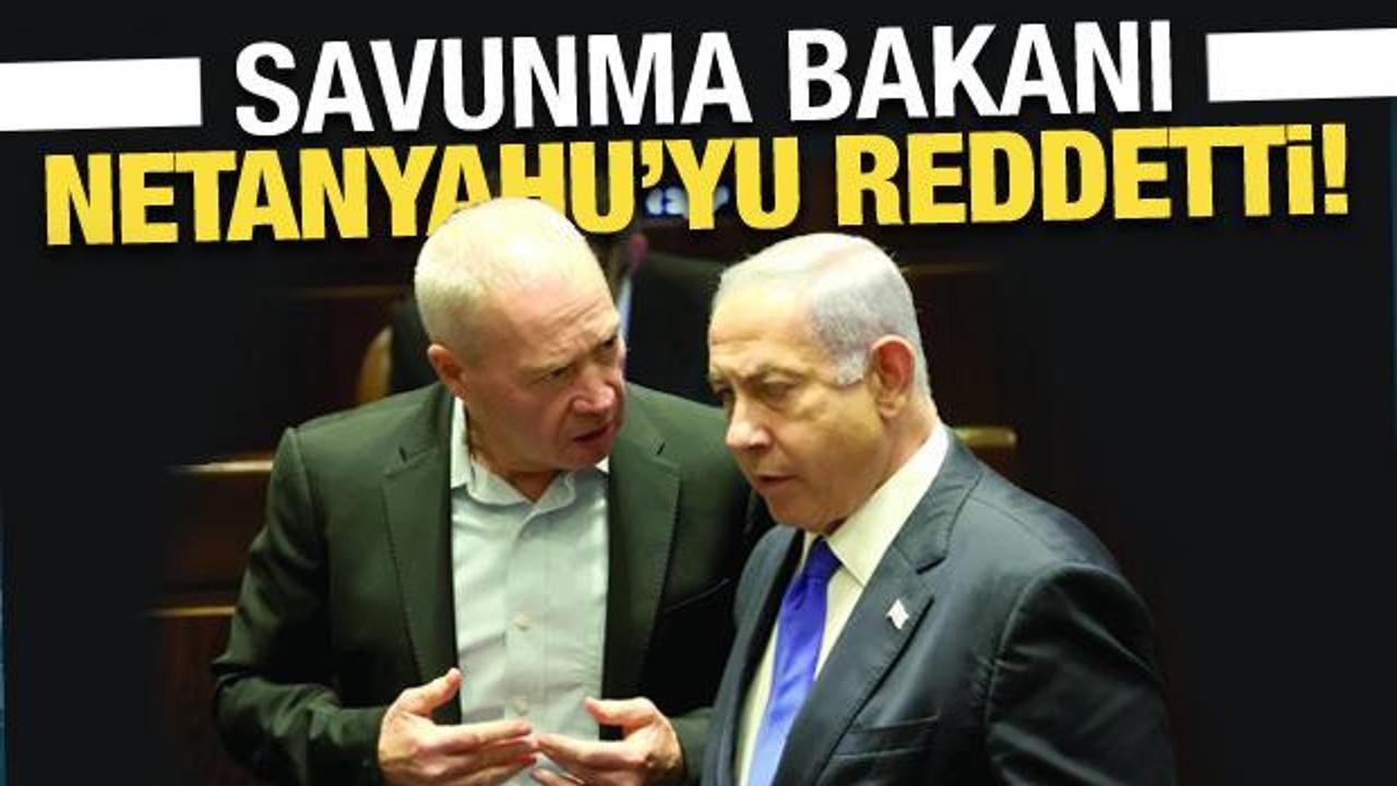Savunma Bakanı ile Netanyahu arasında soğuk rüzgar!