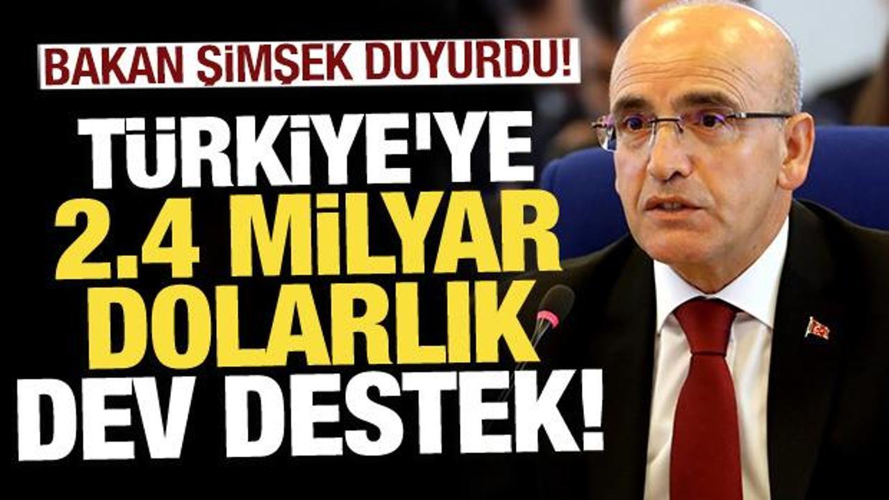 Bakan Şimşek: 2,4 milyar dolarlık dış finansman sağlandı