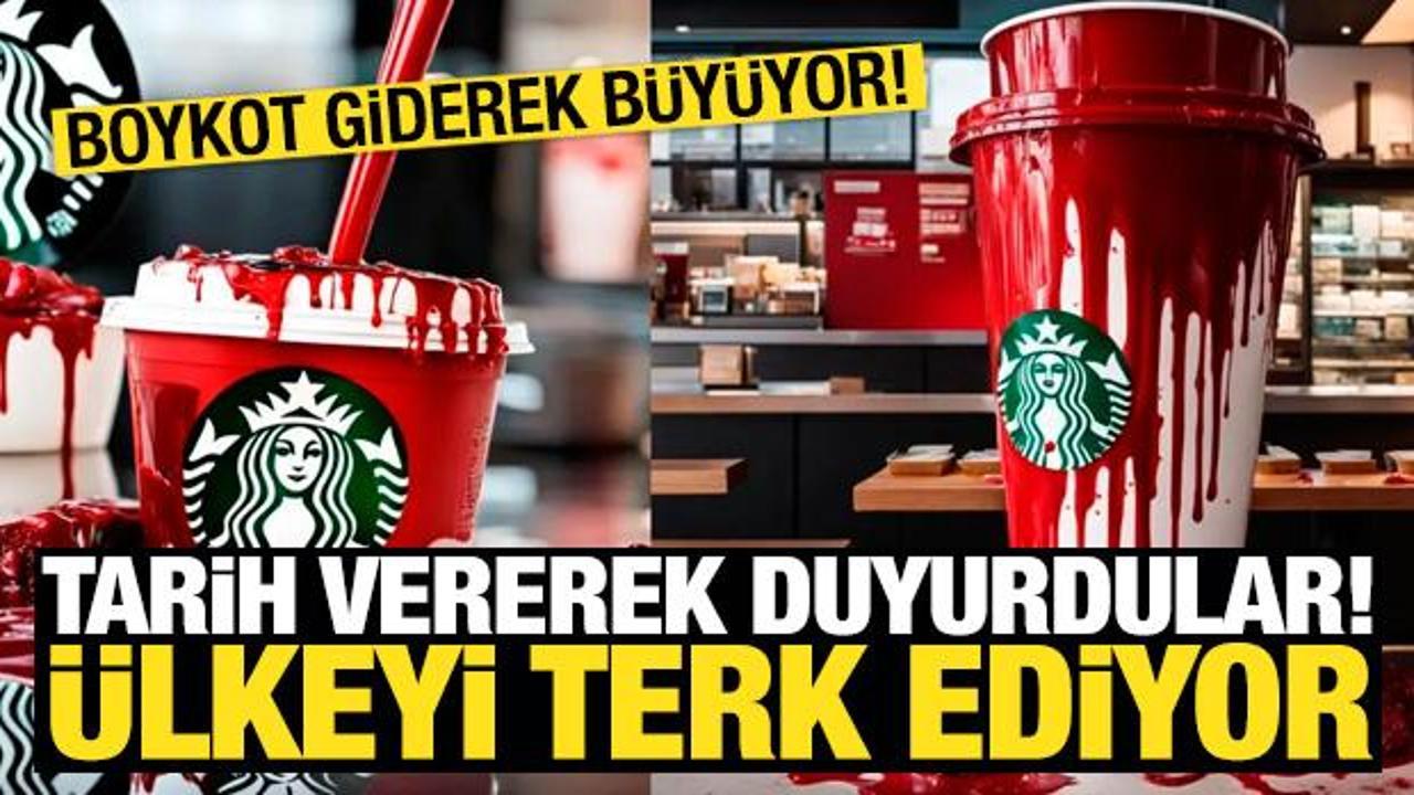 Boykot Starbuck'ı bitirdi! 15 Aralık'ta ülkeyi terk ediyor