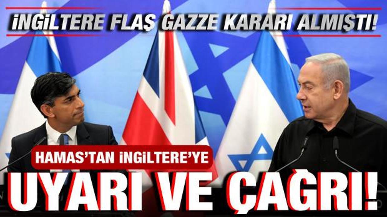 İngiliz uçakları Gazze'ye girdi! Hamas'tan İngiltere'ye açık uyarı ve çağrı