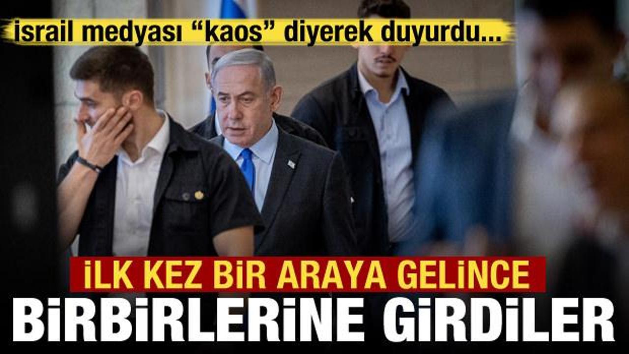 Netanyahu ve serbest bırakılan esirlerin toplantısında büyük kavga çıktı