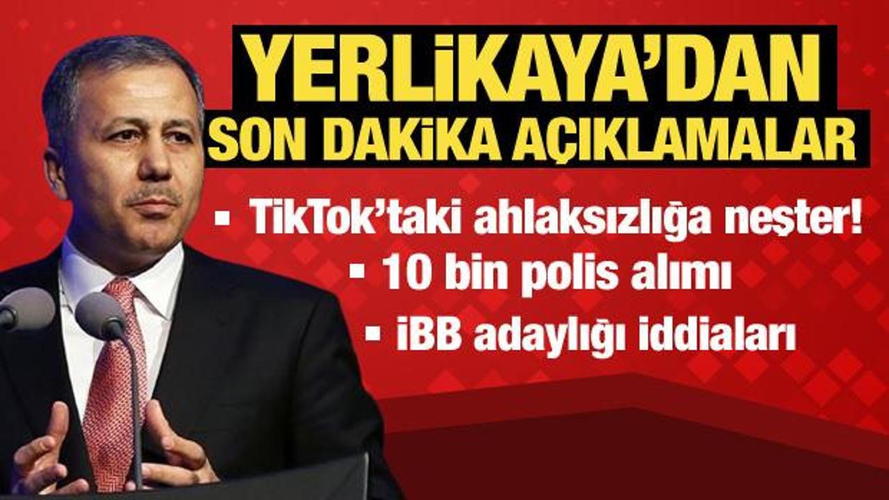 Son Dakika... Bakan Yerlikaya açıkladı: TikTok'taki ahlaksızlığa neşter! 