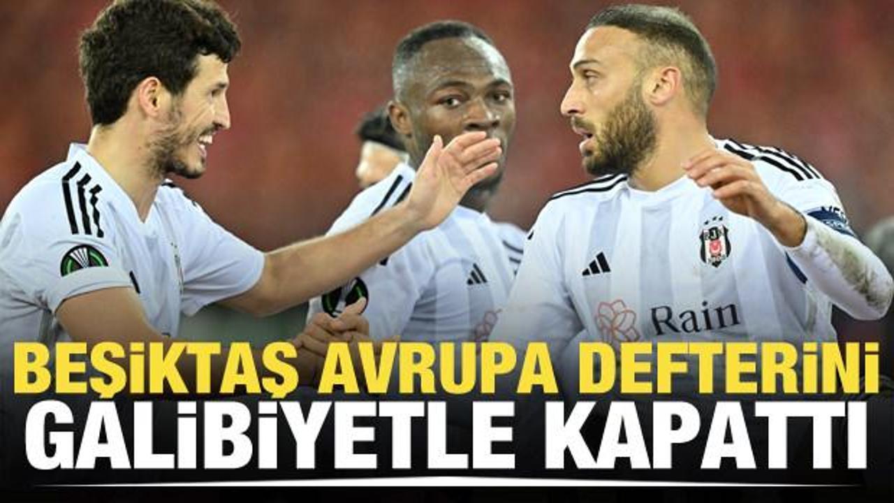 Beşiktaş, Avrupa defterini galibiyetle kapattı