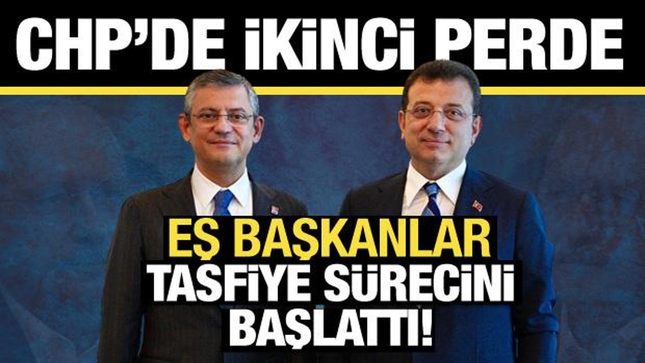 CHP'de ikinci perde: Eş başkanlar tasfiye s&uuml;recini başlattı