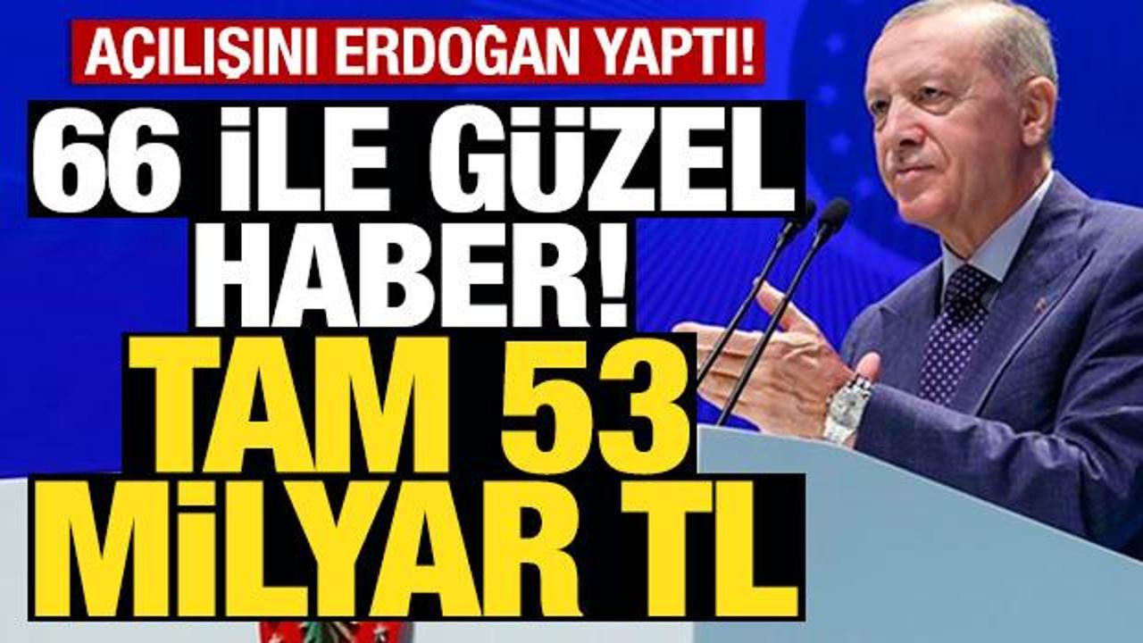 Cumhurbaşkanı Erdoğan 369 tesisin açılışını yaptı! Değeri 53 milyar lira