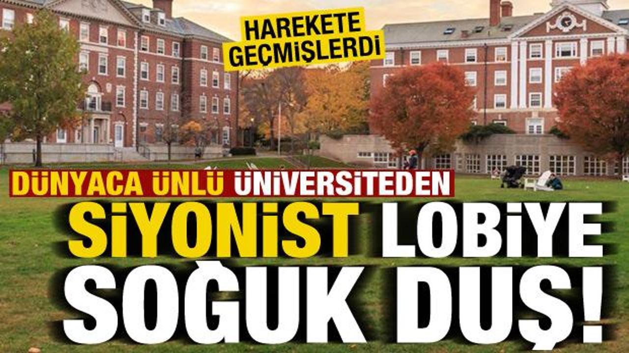 D&uuml;nyaca &uuml;nl&uuml; &uuml;niversiteden siyonistlere karşı dikkat &ccedil;eken karar!