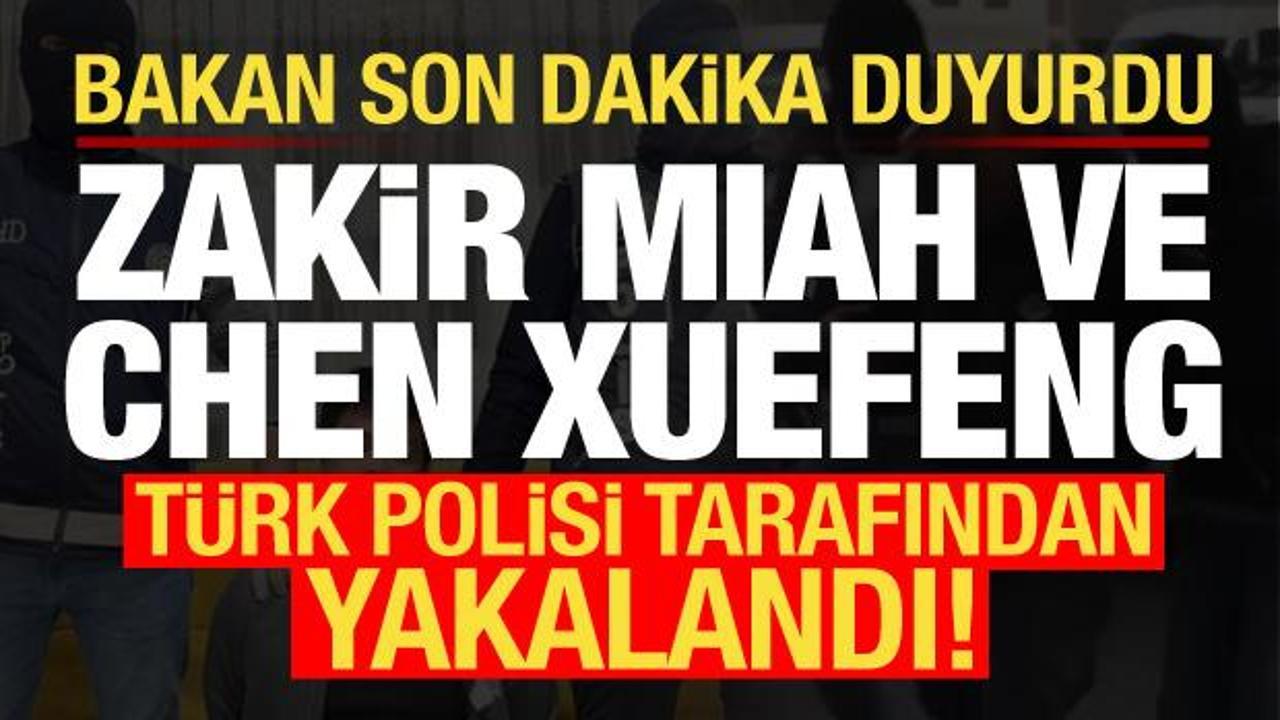 Interpol'ün kırmızı bültenle aradığı Zakir Mıah ve Chen Xuefeng İstanbul'da yakalandı!
