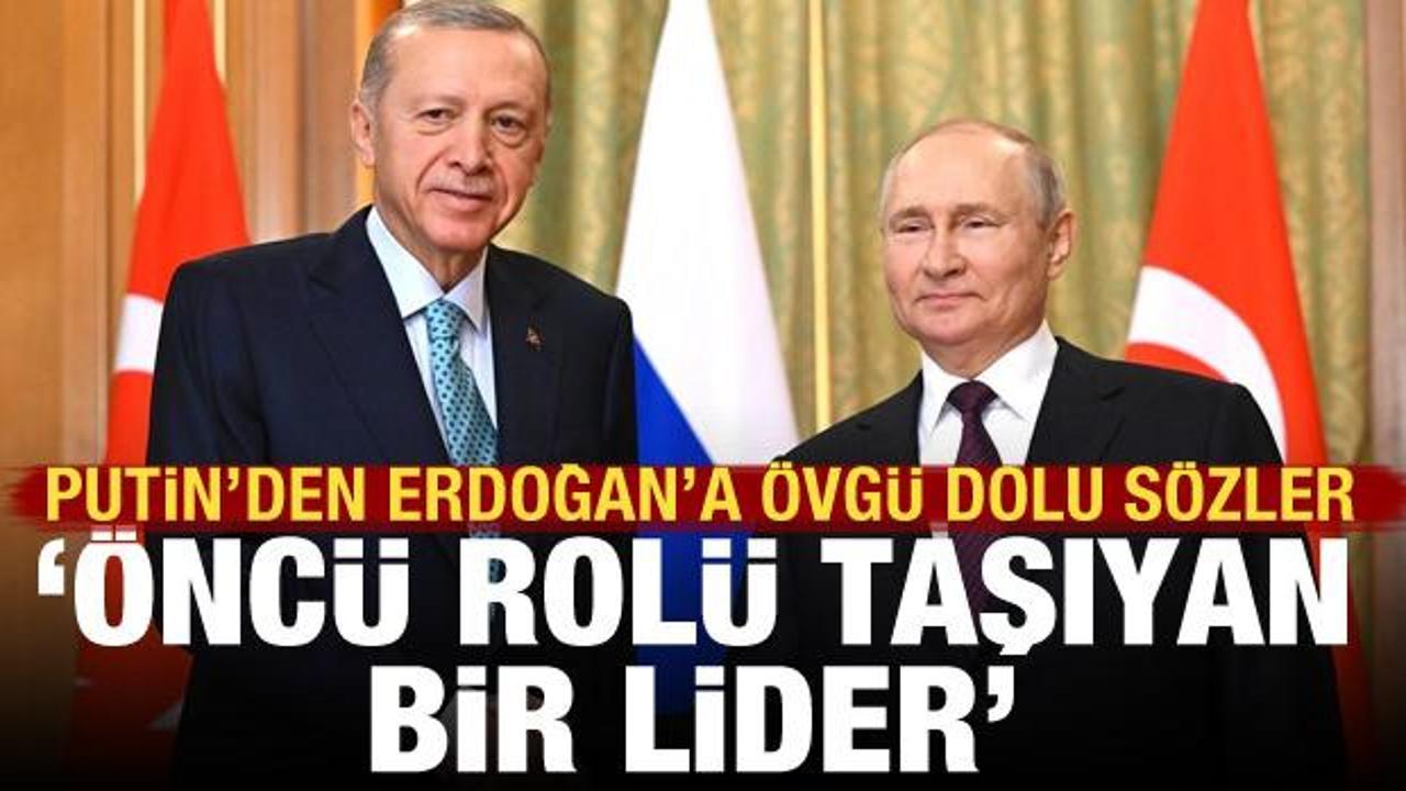 Putin'den Erdoğan'a övgü: Gazze'nin öncü sesi oldu