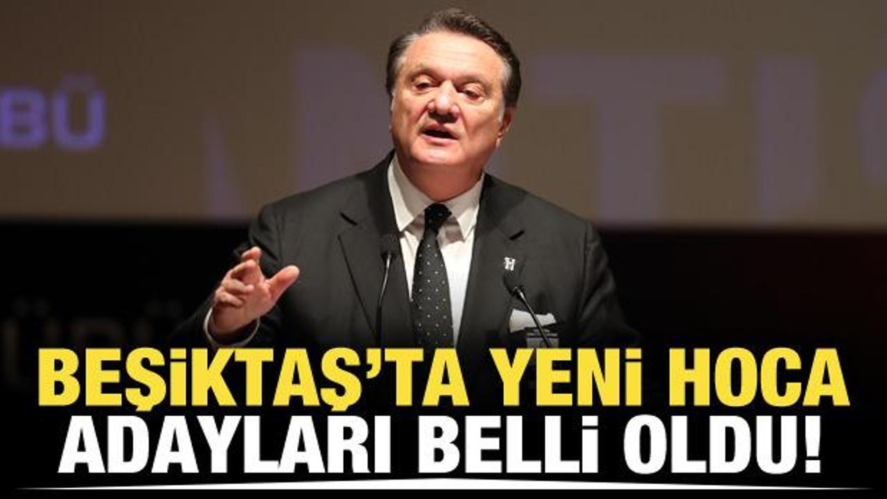 Beşiktaş'ta yeni hoca adayları belli oldu