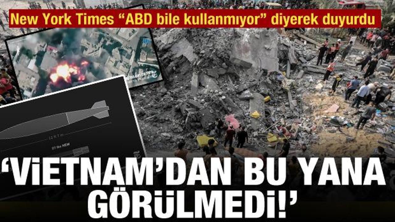 New York Times: Gazze'de "en b&uuml;y&uuml;k ve en yıkıcı" bombalar kullanıldı