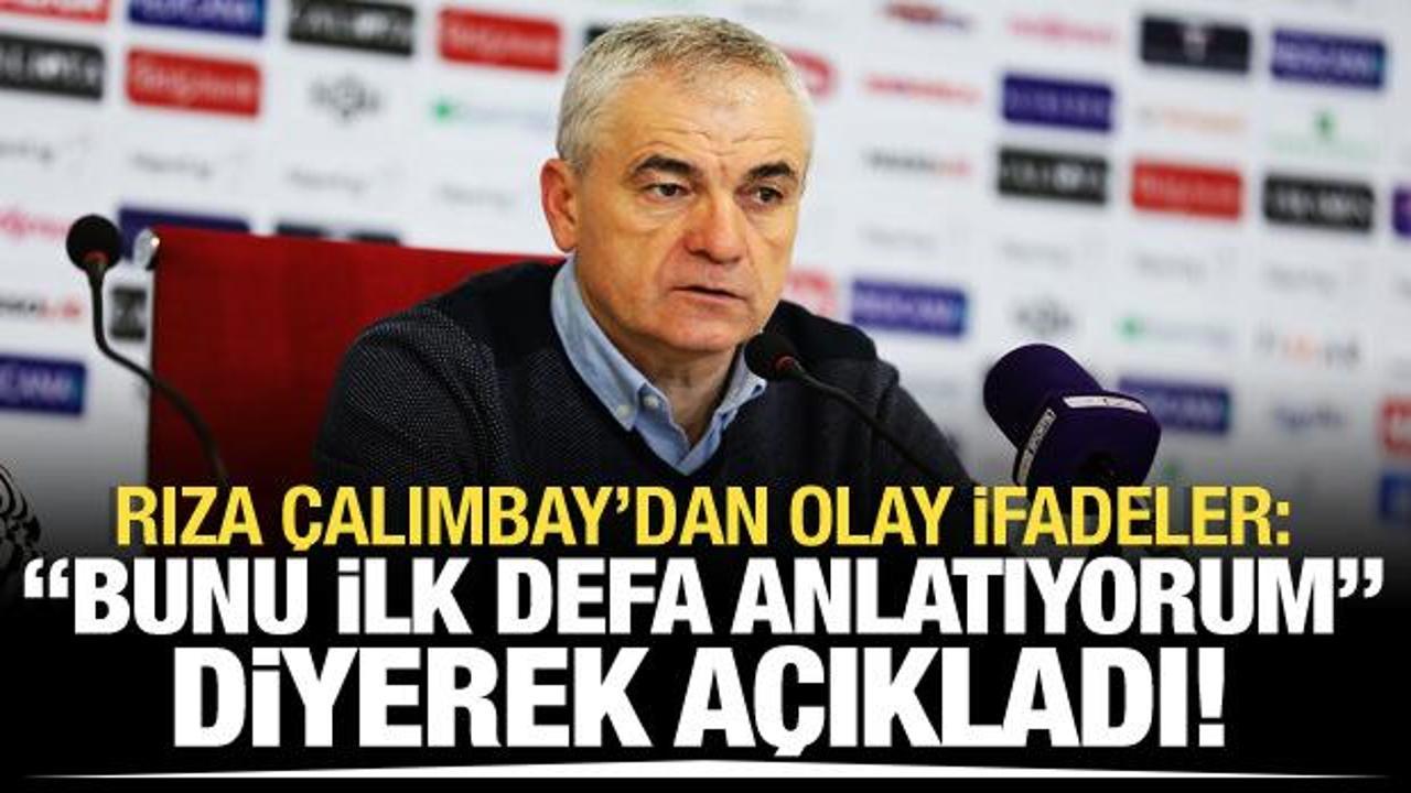 Rıza &Ccedil;alımbay'dan basın toplantısında olay ifadeler!