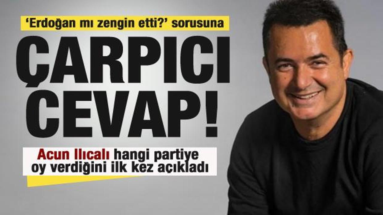 Acun Ilıcalı'dan 'Erdoğan' iddiasına cevap! G&uuml;ndem olacak s&ouml;zler!